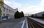 станция Белая Калитва: Вид в сторону Морозовской с первой платформы
