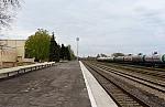 станция Волгодонская: Вид с платформы в сторону Цимлянской
