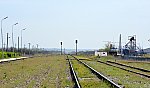 станция Спицевка: Вид на нечётную горловину (в сторону Светлограда)