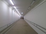 станция Мариямполе: Тоннель для выхода на платформу к путям Европейской ширины колеи