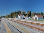 станция Моцкава: Перроны, пути и станционные здания