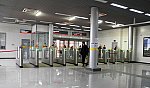 станция Аэропорт Сочи: Турникетная линия в пассажирском здании