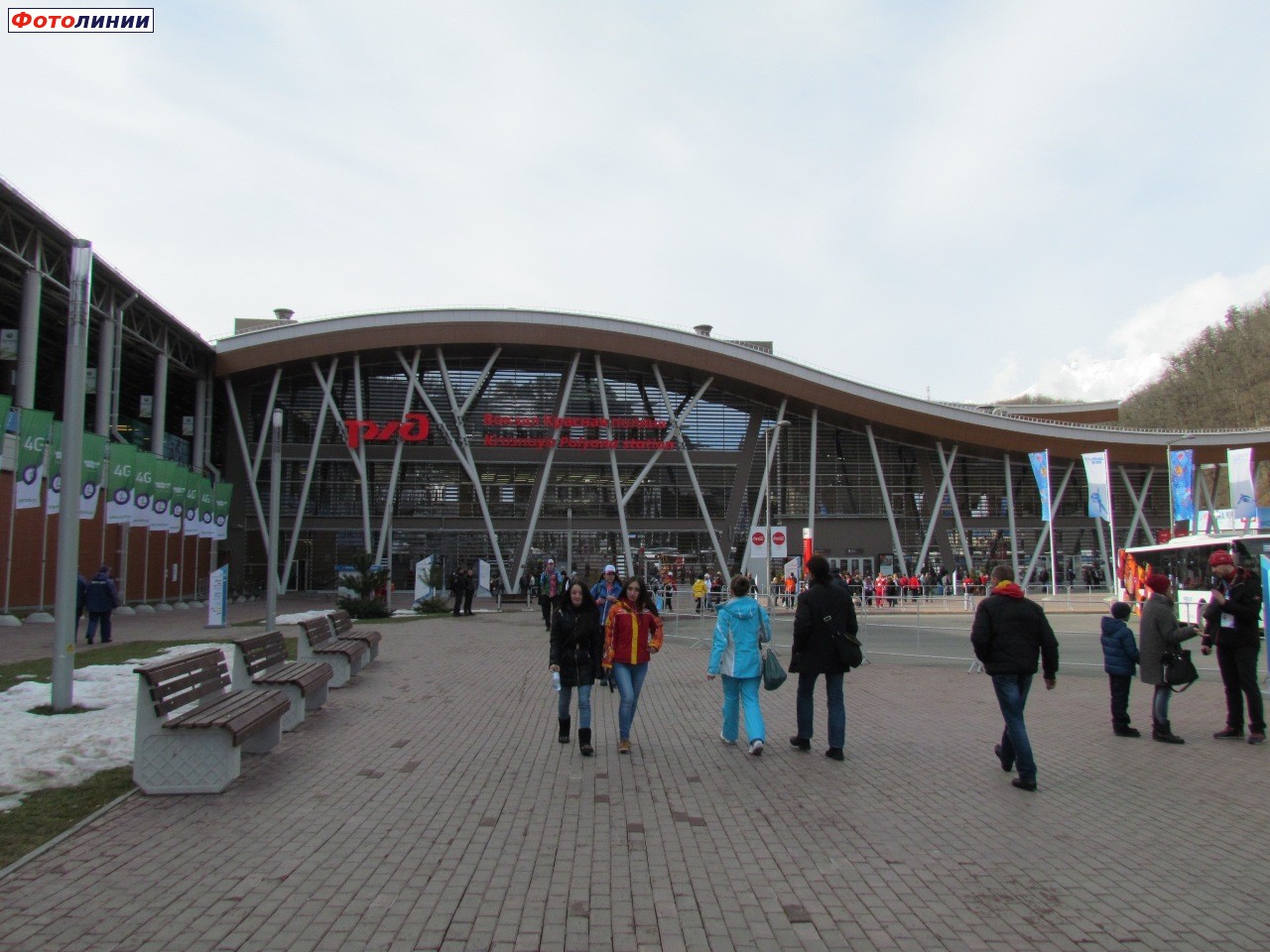Вокзал во время Олимпийских игр