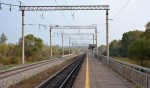 о.п. 8571 км: Вид с платформы в сторону Хабаровска
