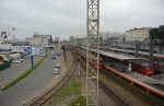 станция Владивосток: Вид на юг, слева-начало пути на ст. Дальзавод