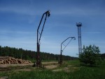 станция Валькининкай: Остатки эстакады для разгрузки нефтепродуктов