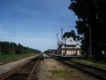 станция Валькининкай: Вид в сторону Рудишкес