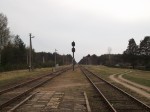 станция Марцинконис: Вид в сторону Гродно (закрытого участка линии)