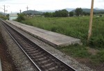 о.п. 52 км: Платформа и вид в сторону ст. Новонежино