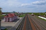 станция Новобелицкая: Вид в сторону Гомеля
