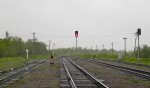 станция Советское-Сахалинское: Выходные светофоры Н1, Н2, Н3, Н4 (вид в сторону Арсентьевки)