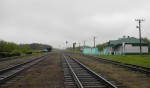 станция Советское-Сахалинское: Вид в сторону Южно-Сахалинска