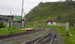 станция Первая Падь: Вид в сторону Южно-Сахалинска