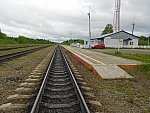 станция Вахрушев-Сахалинский: Вид платформы в сторону Поронайска