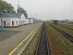 станция Макаров: Вид платформы в сторону Поронайска