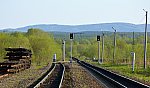 станция Туманово-Сахалинское: Выходные светофоры Н2, Н1 (в сторону Поронайска)