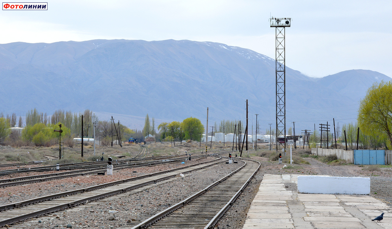 Вид на нечётную горловину (в сторону Бишкека)
