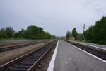 станция Голубичи: Вид в сторону Чернигова