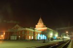 станция Чернигов: Вокзал ночью