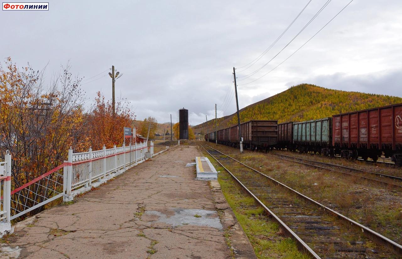 Вид с платформы в сторону Чернышевска