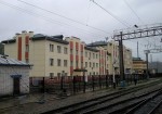 станция Хилок: Железнодорожные здания, вид в чётном направлении