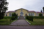 станция Хутор-Михайловский: Пассажирское здание с обратной стороны