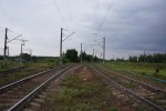 станция Хутор-Михайловский: Нечётная горловина. Вид в сторону Зерново