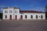 станция Кролевец: Пассажирское здание с обратной стороны