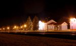 станция Рогачев: Вид станции ночью