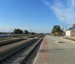 станция Быхов: Вид платформ в сторону Могилёва