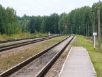 станция Старосельский: Вид в сторону Могилёва