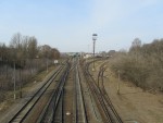 станция Могилев II: Вид в сторону Жлобина/Осипович