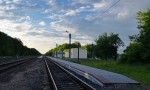 станция Барсуки: Вид в сторону Могилёва