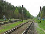 станция Чернозёмовка: Выходные светофоры Н2, Н1, Н3 в чётной горловине
