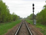 Входной светофор Н и вид на станцию со стороны Могилёва