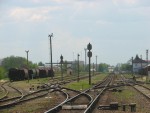 станция Рогачев: Вид из нечётной горловины