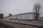 станция Быхов: Пассажирское здание о стороны путей