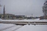 станция Шостка: Подъездной путь на завод Свема (слева территория завода Химреактив)