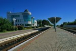 станция Новгород-Северский: Вид в сторону тупика