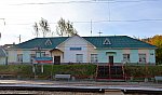 станция Красноярские Столбы: Здание станции