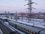 станция Новосибирск-Главный: Восточный парк отстоя МВПС и здание цеха ТЧ-4