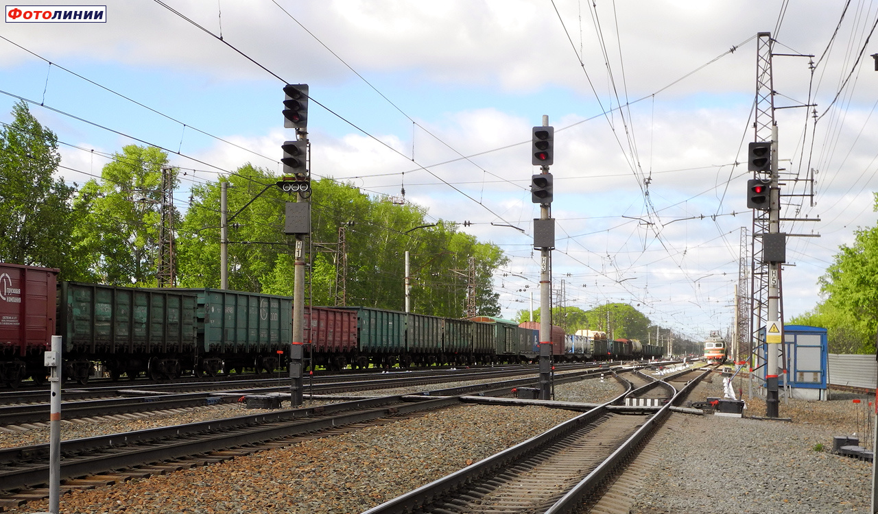 Выходные светофоры Н1, Н3, Н5 (в сторону Новосибирска)