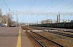 станция Новосибирск-Восточный: Вид в сторону Юрги с первой платформы