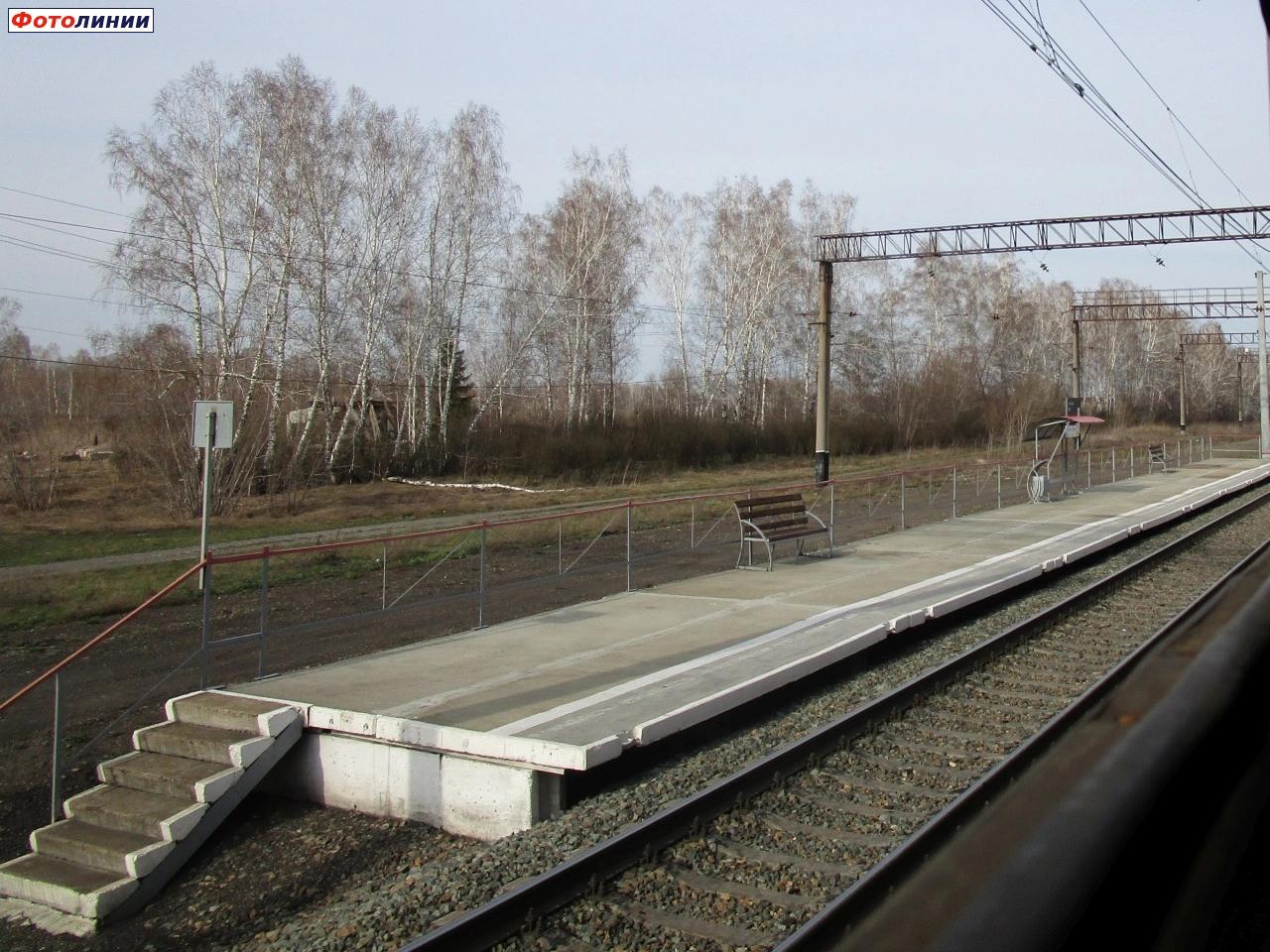 Платформа нечётного направления (на Болотную, Новосибирск)