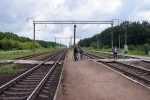 станция Карапыши: Вид в сторону Мироновки