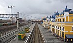 станция Томск I: Вид с пешеходного моста в сторону Тайги