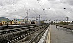 станция Искитим: Вид с платформы в сторону Черепаново
