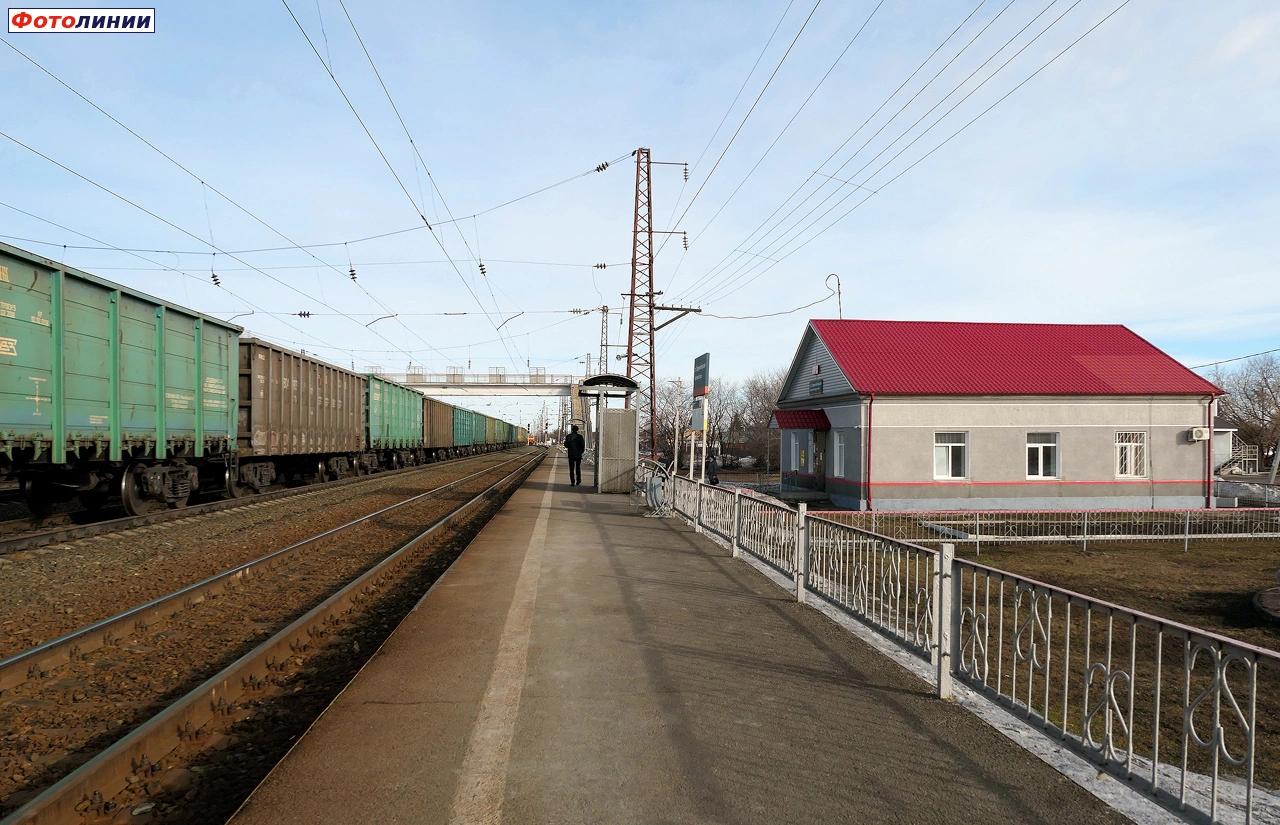 Вид в сторону Черепаново с первой платформы