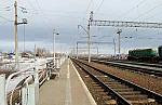 станция Цаплино: Вид с платформы в сторону Черепаново
