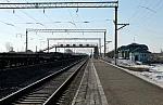 станция Повалиха: Вид в сторону Барнаула с первой платформы